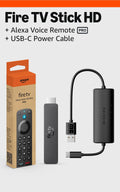 Fire TV Stick HD with Alexa Voice Remote Pro and USB-C Power Cable O93804