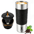 16 oz Stainless Steel Insulated Leak Proof Travel Coffee Mug M8900