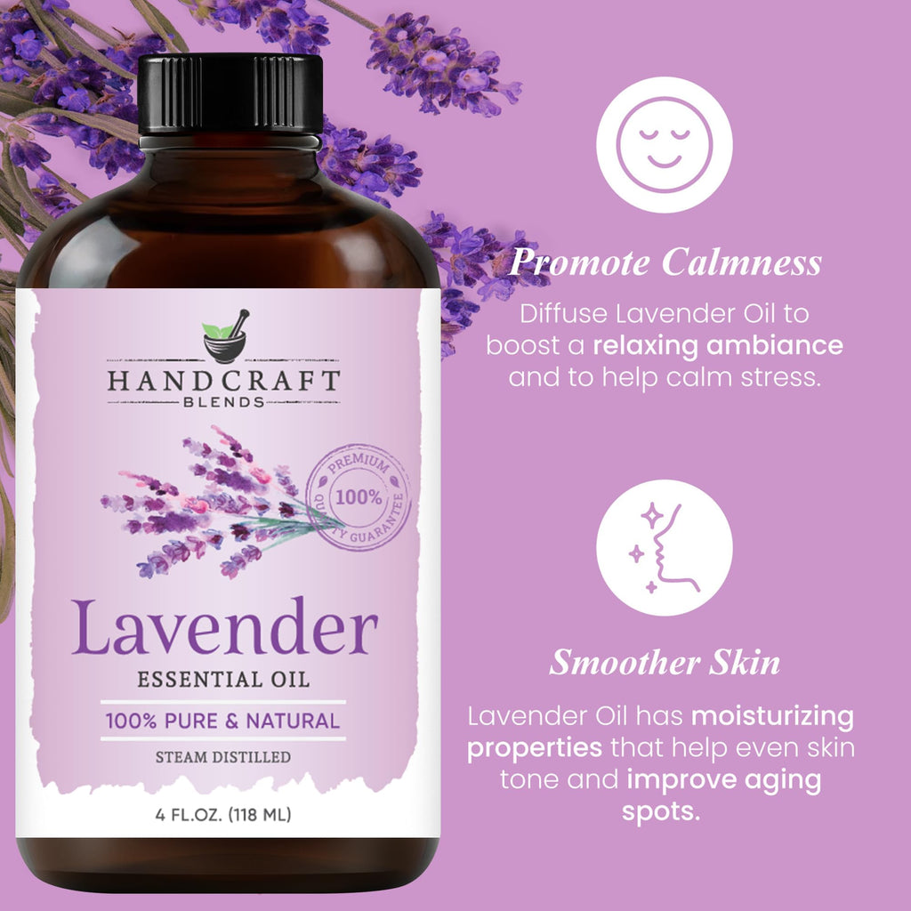 Lavender and Orange Essential Oils 2 x 4 Fl Oz I196