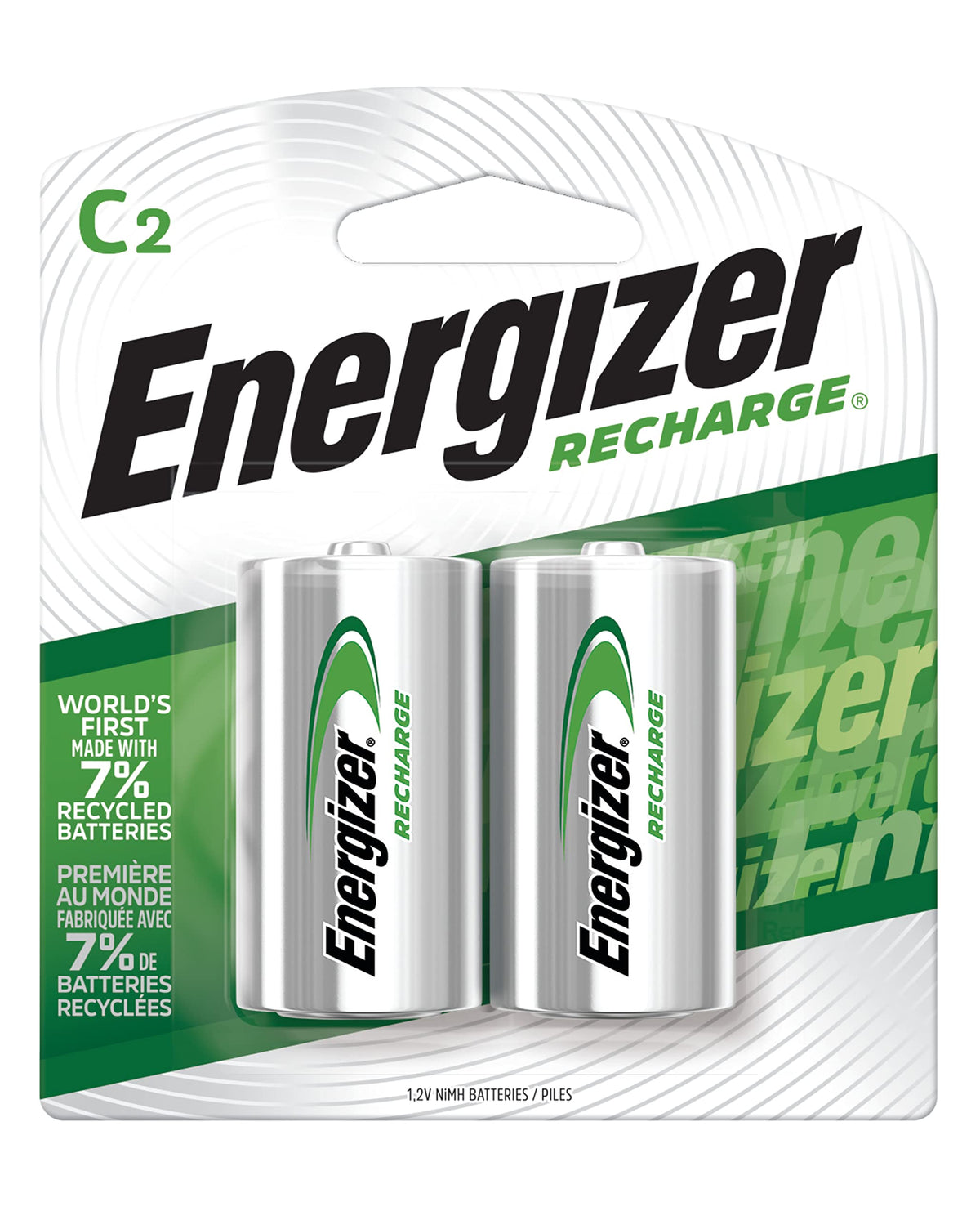 Rechargeable D Batteries 2 Pack F588