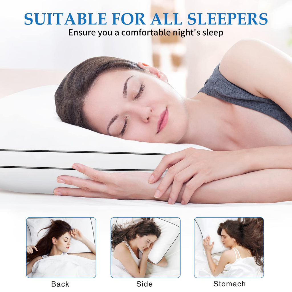 King Size Set of 2 Bed Pillows F91516