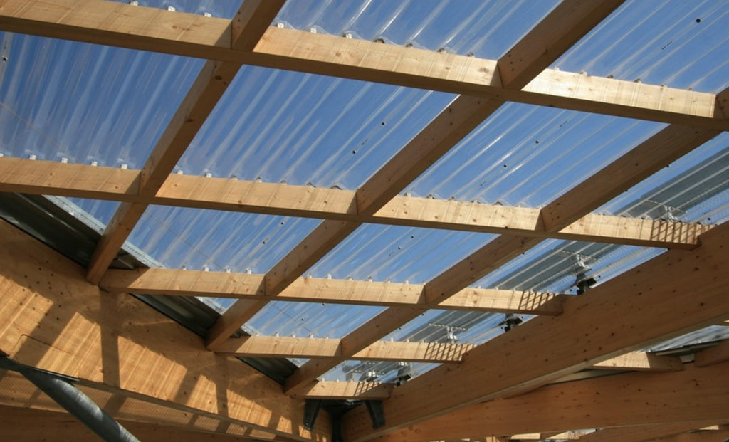 Clear Polycarbonate Roofing Panels 20-Pack 21 in. W x 72 in. L U64681