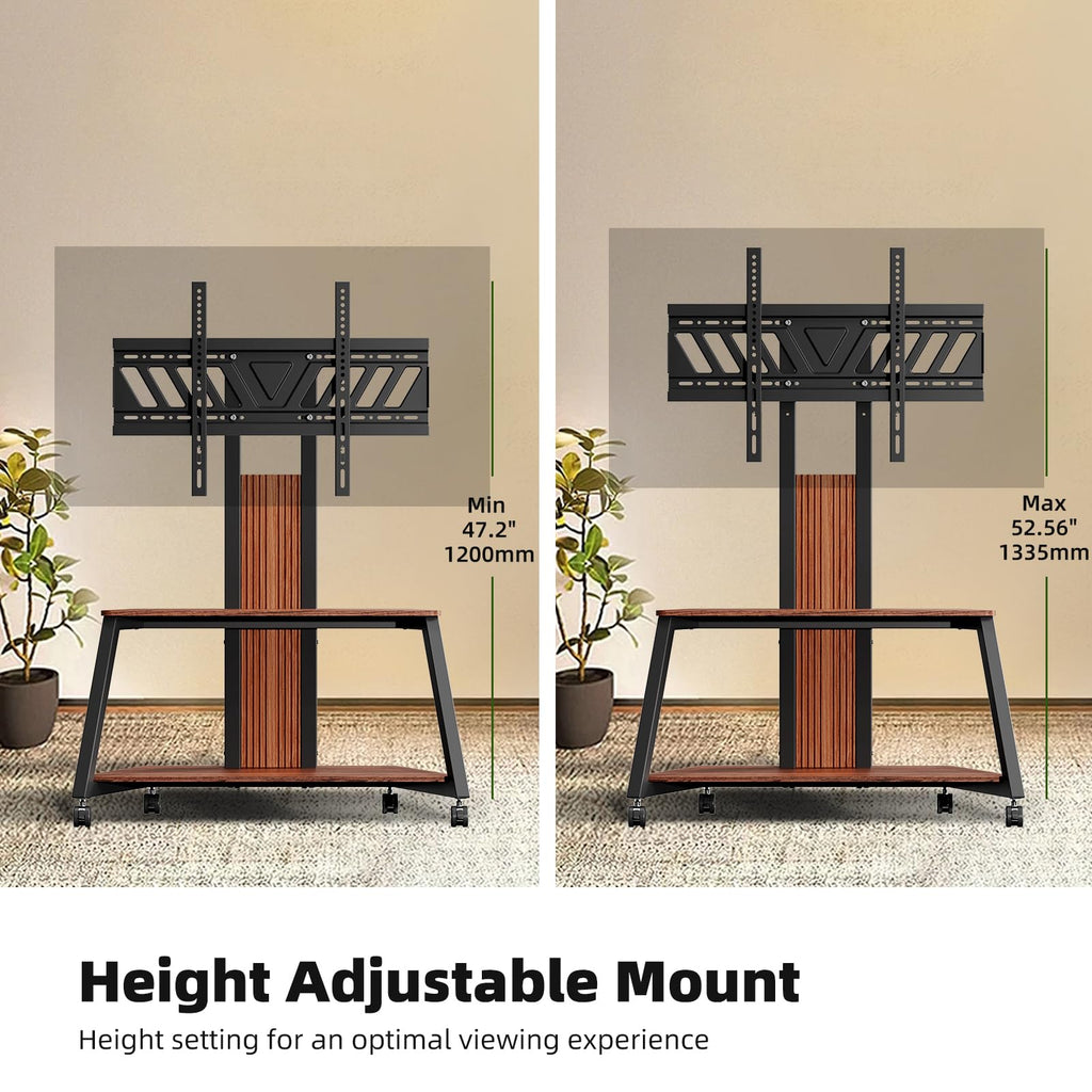 Heavy Duty Mobile TV Stand with Wheels Z5583