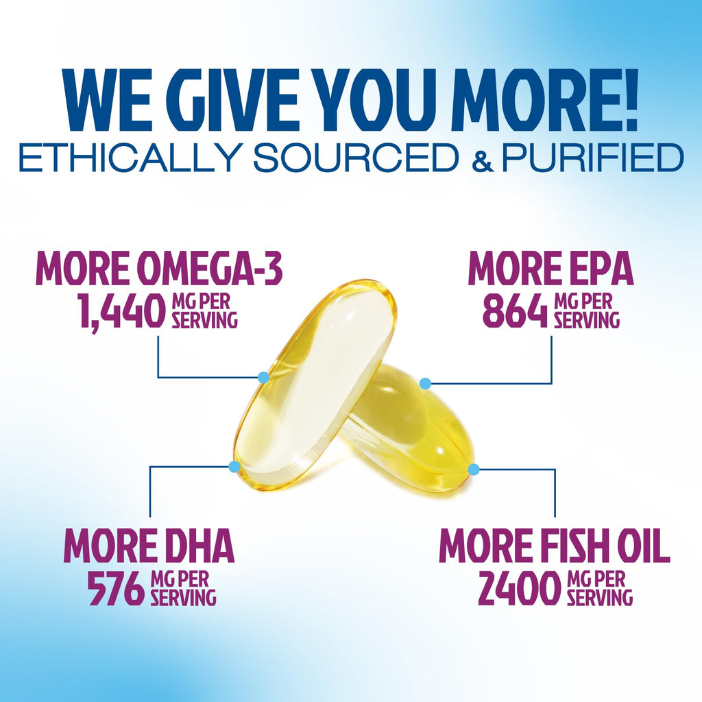 Omega 3 Fish Oil 2400mg Softgels G325032