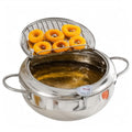 4.2L Stainless Steel Deep Fryer Pot with Thermometer V903008