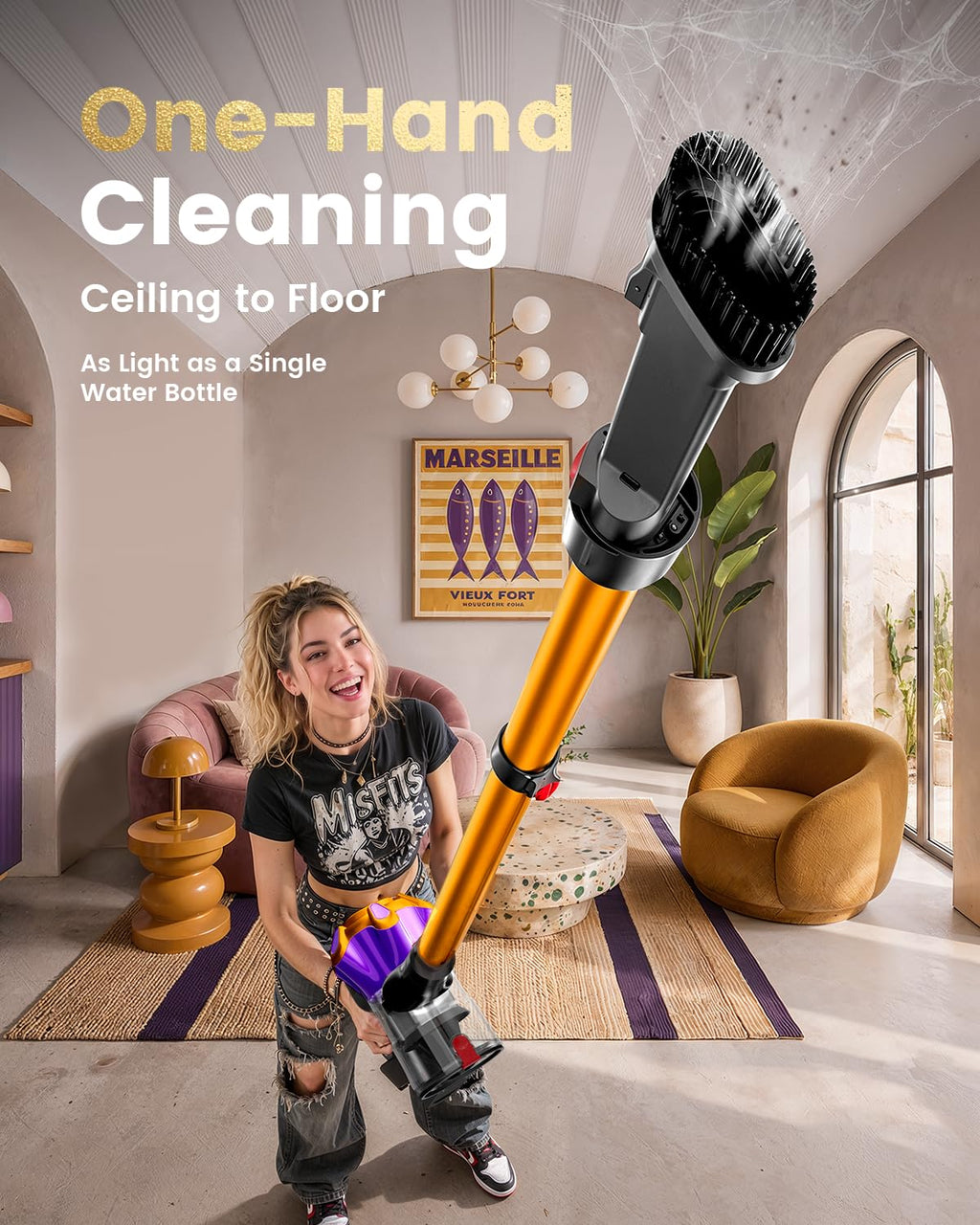 Cordless Stick Vacuum 580W 50Kpa E26433