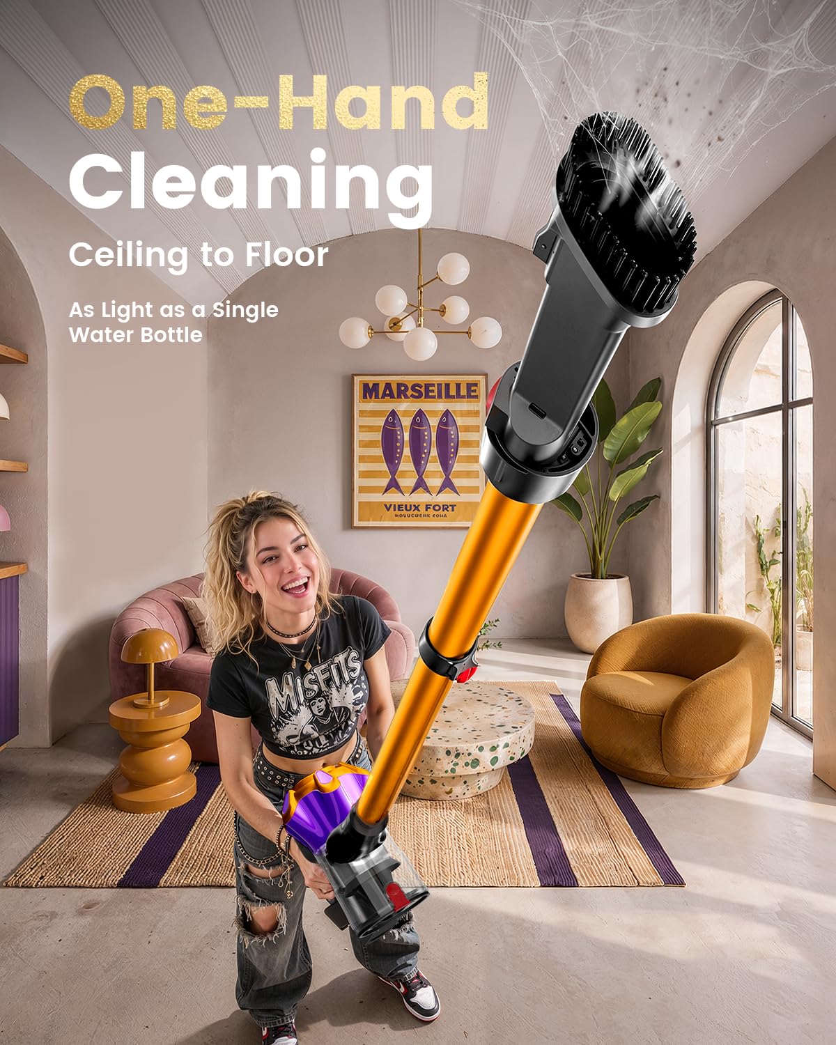 Cordless Stick Vacuum 580W 50Kpa E26433