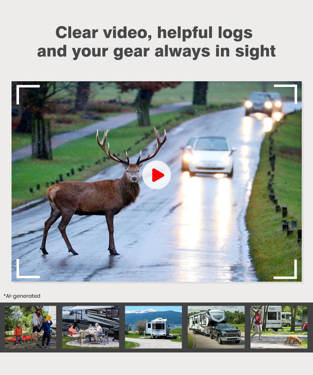 Wireless RV Backup Camera H37034