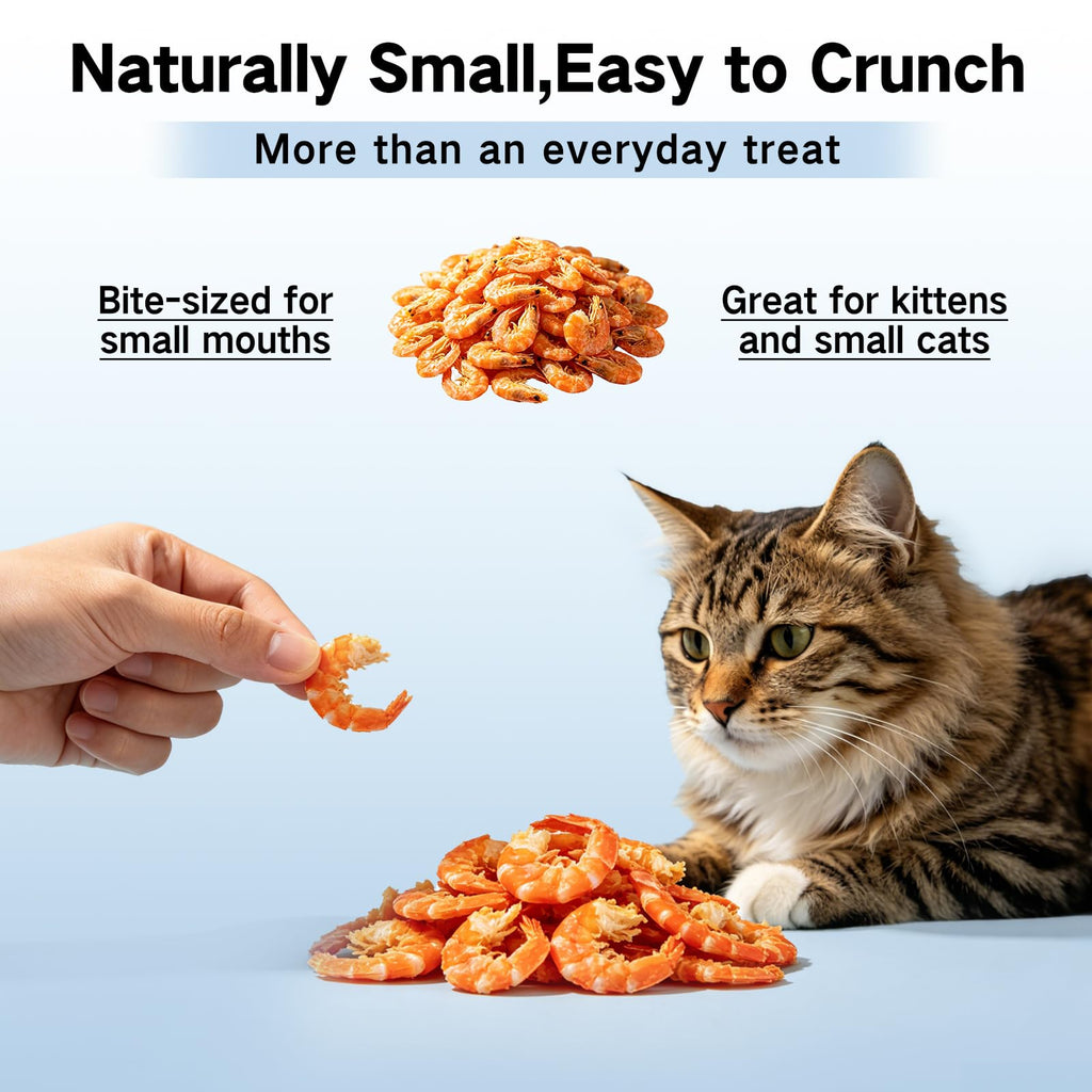 Freeze Dried Antarctic Krill Treats for Dogs & Cats, Omega-3, 4 oz X2914