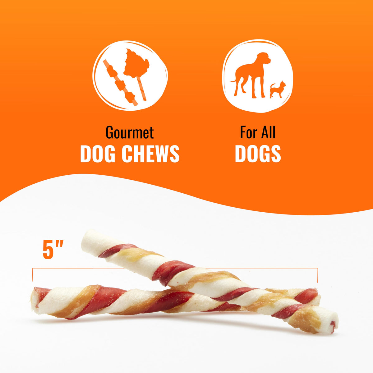 Long-Lasting Dog Treat with Real Protein, 70 Count D78108