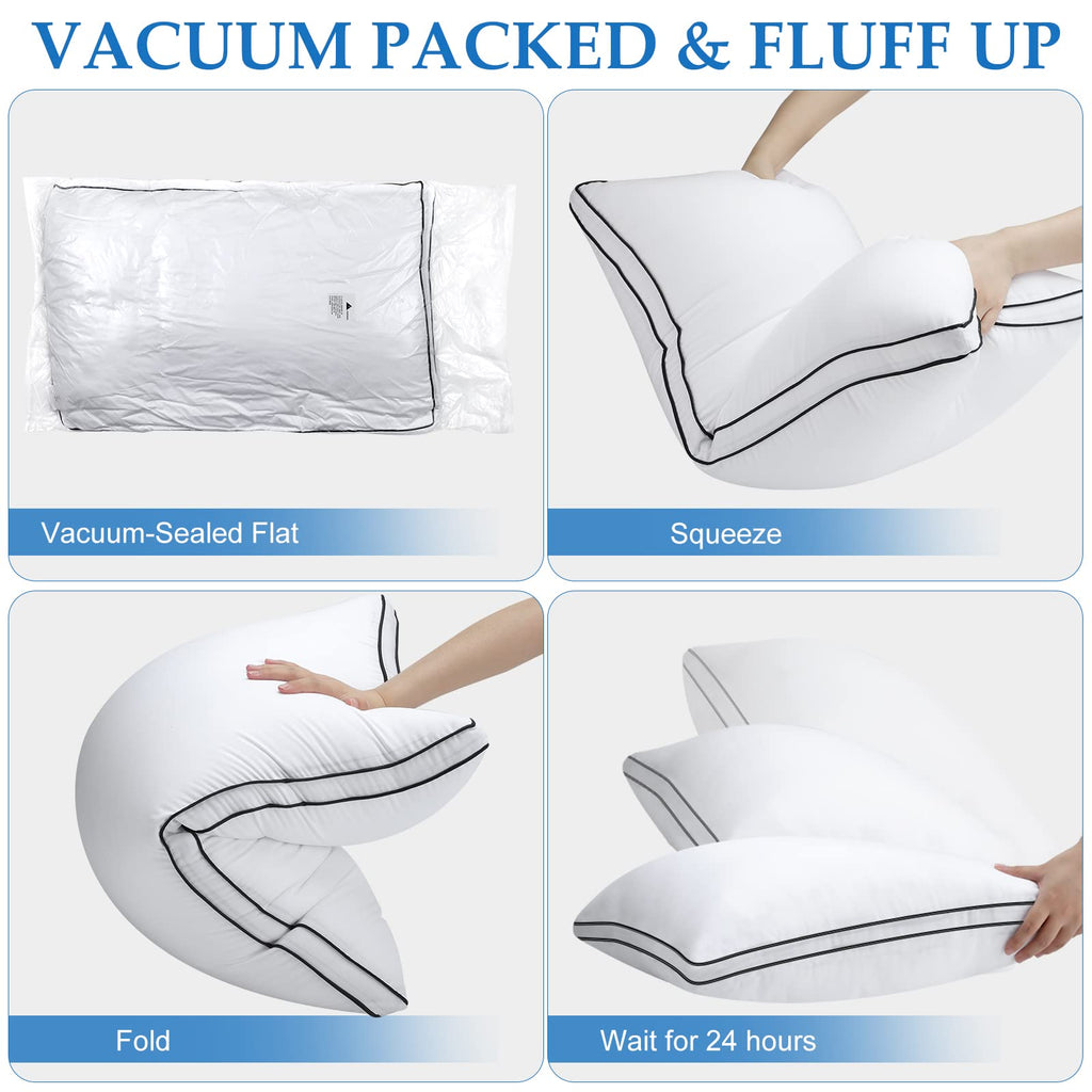 King Size Set of 2 Bed Pillows F91516