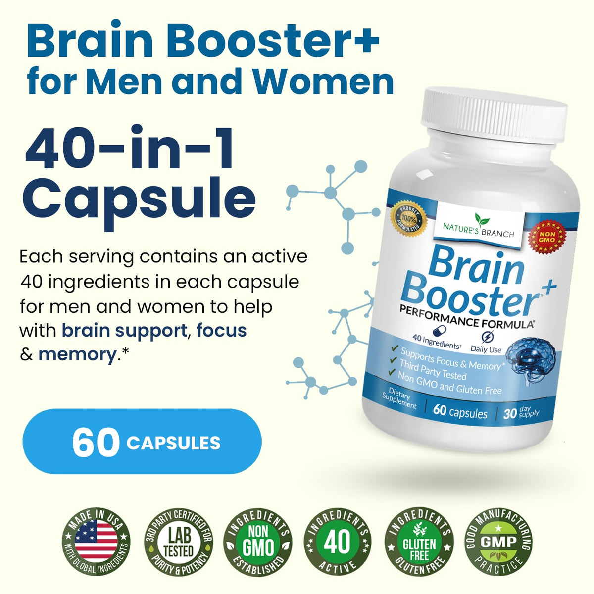 Brain Booster Supplement E142719