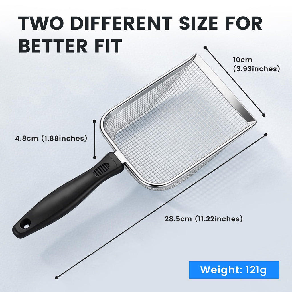 Stainless Steel Mesh Cat Litter Scoop 2.8mm Hole A195142