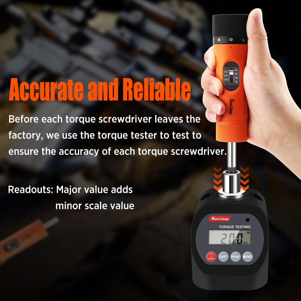 36Pcs Torque Screwdriver Wrench Set with 29 S2 Bits D9402