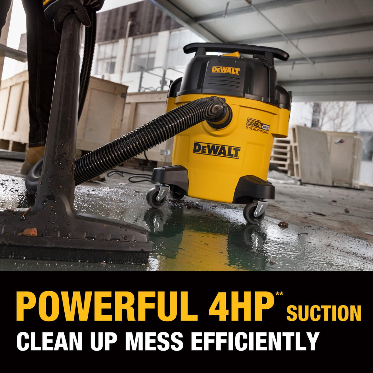 5 Gallon 4 Peak HP Wet and Dry Shop Vacuum J990