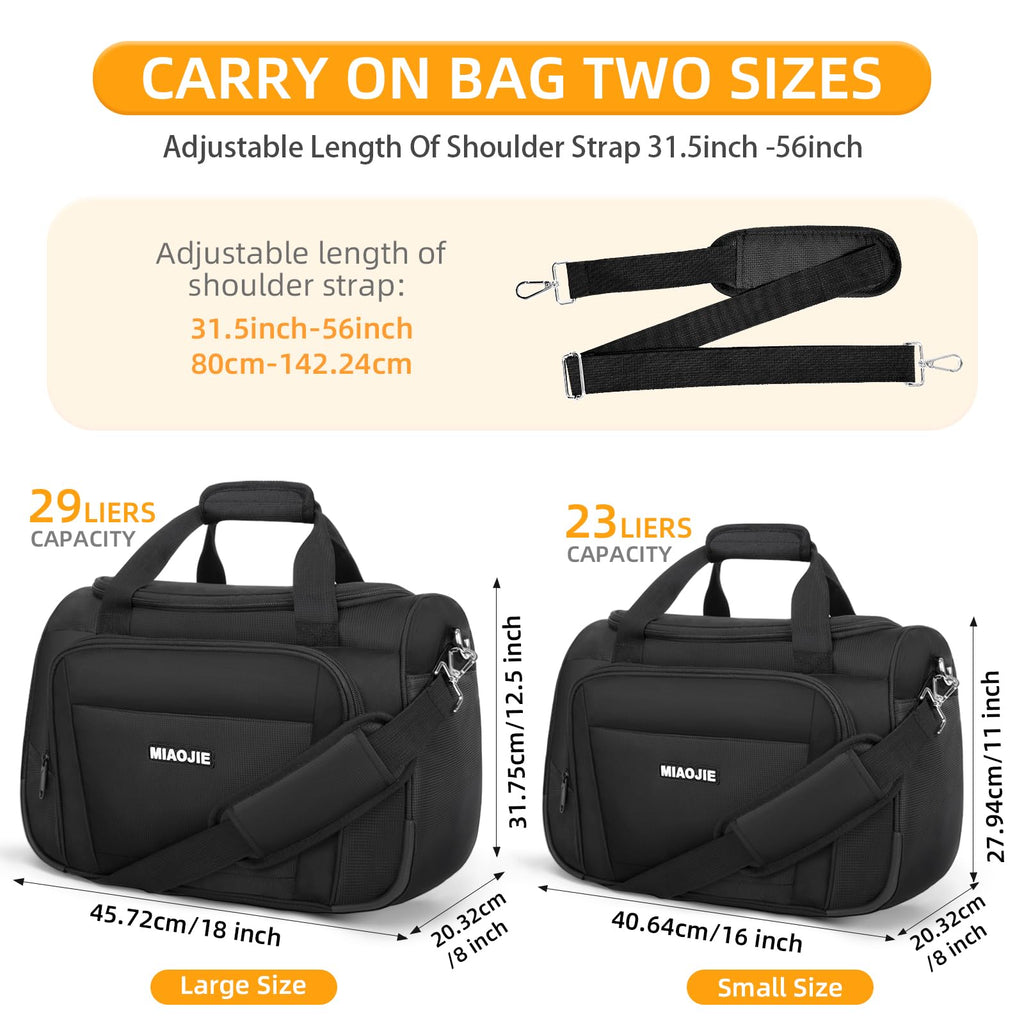 Lightweight Underseat Carry On Luggage Bag F39897