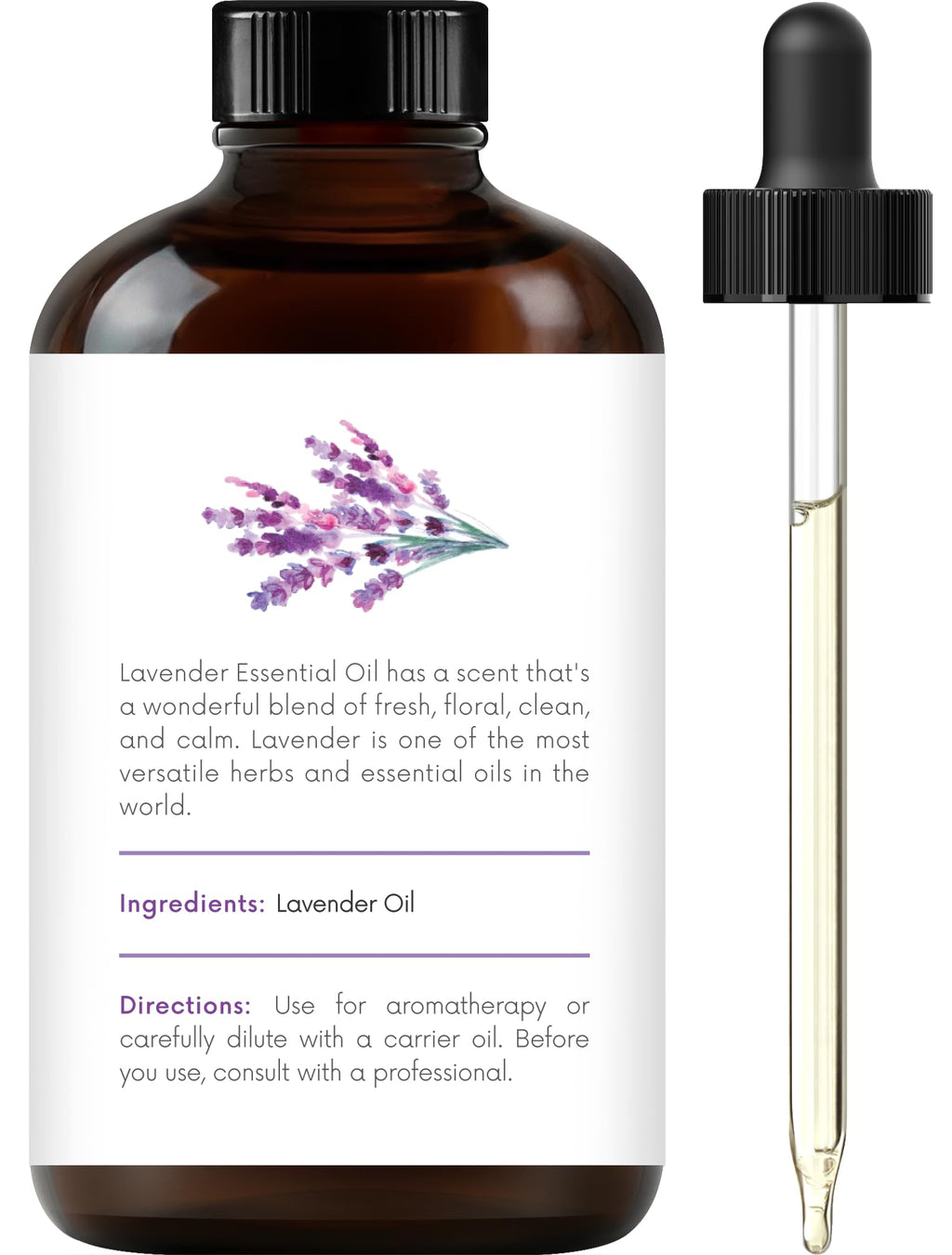 Lavender and Orange Essential Oils 2 x 4 Fl Oz I196