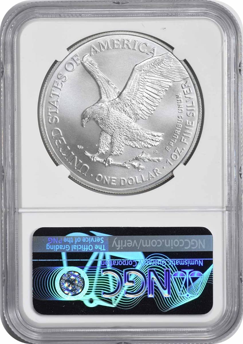 2022 American Silver Eagle Dollar MS70 V646110