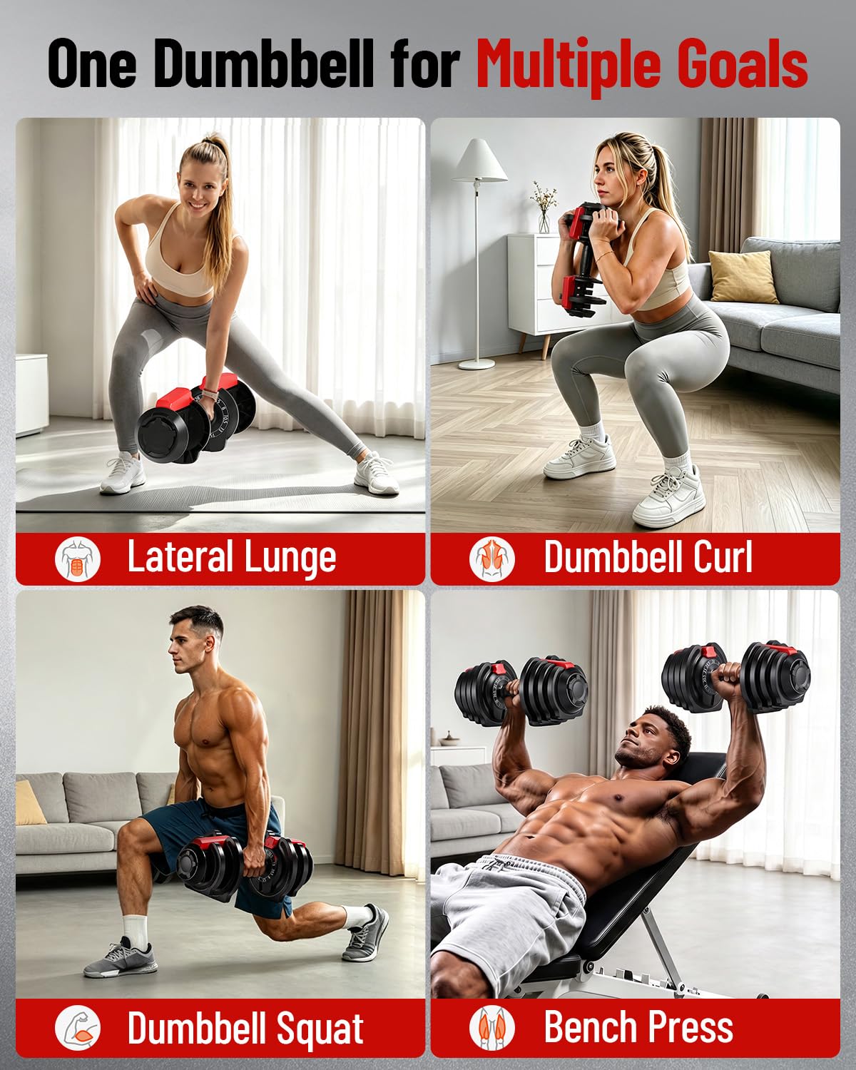 Adjustable Dumbbell Set F977