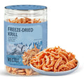 Freeze Dried Antarctic Krill Treats for Dogs & Cats, Omega-3, 4 oz X2914