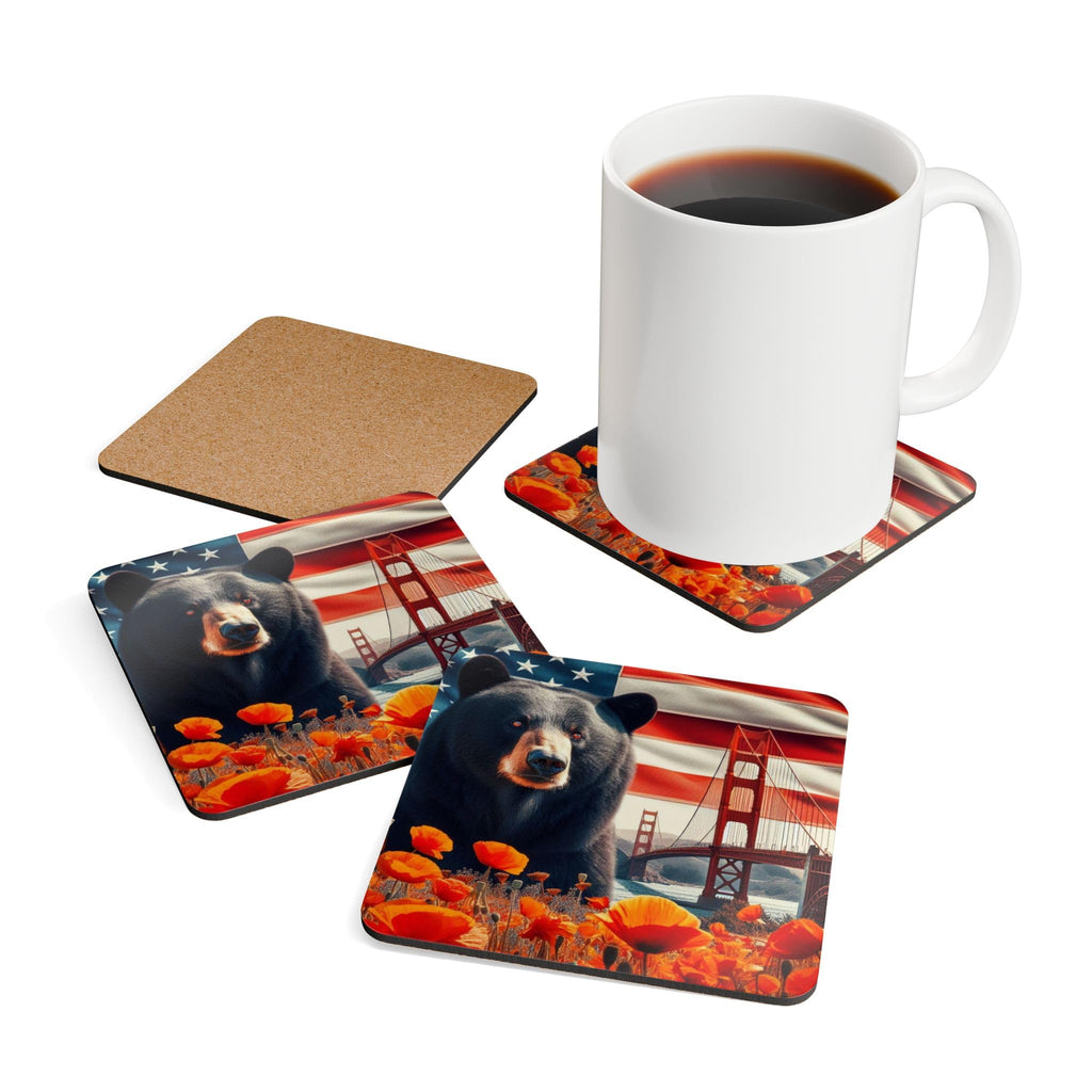 USA Flag Coasters Set of 4 V8822