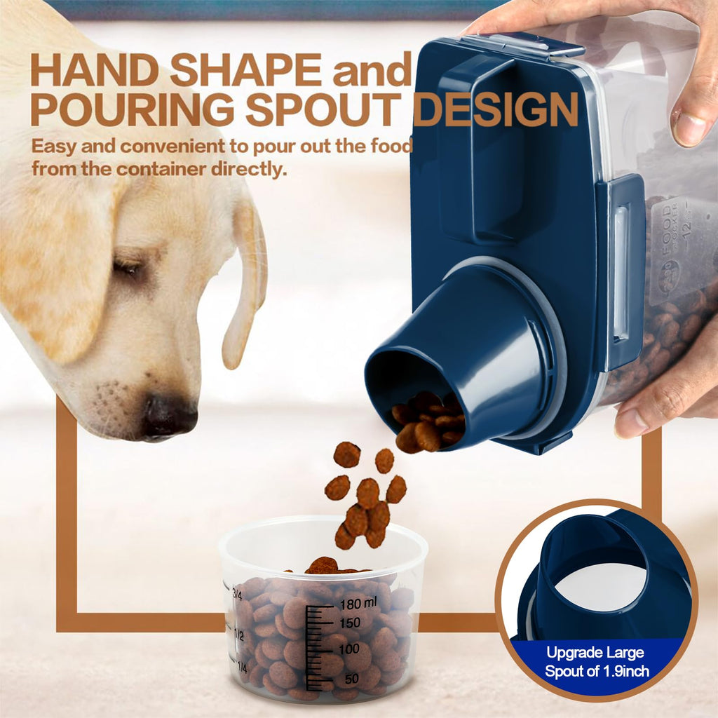 Airtight Pet Food Storage Container with Measuring Cup V6846