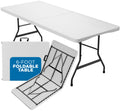 White Plastic Folding Table H7008