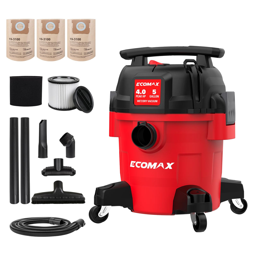 Ultra Quiet Wet and Dry 5 Gallon 4 HP Shop Vacuum P517