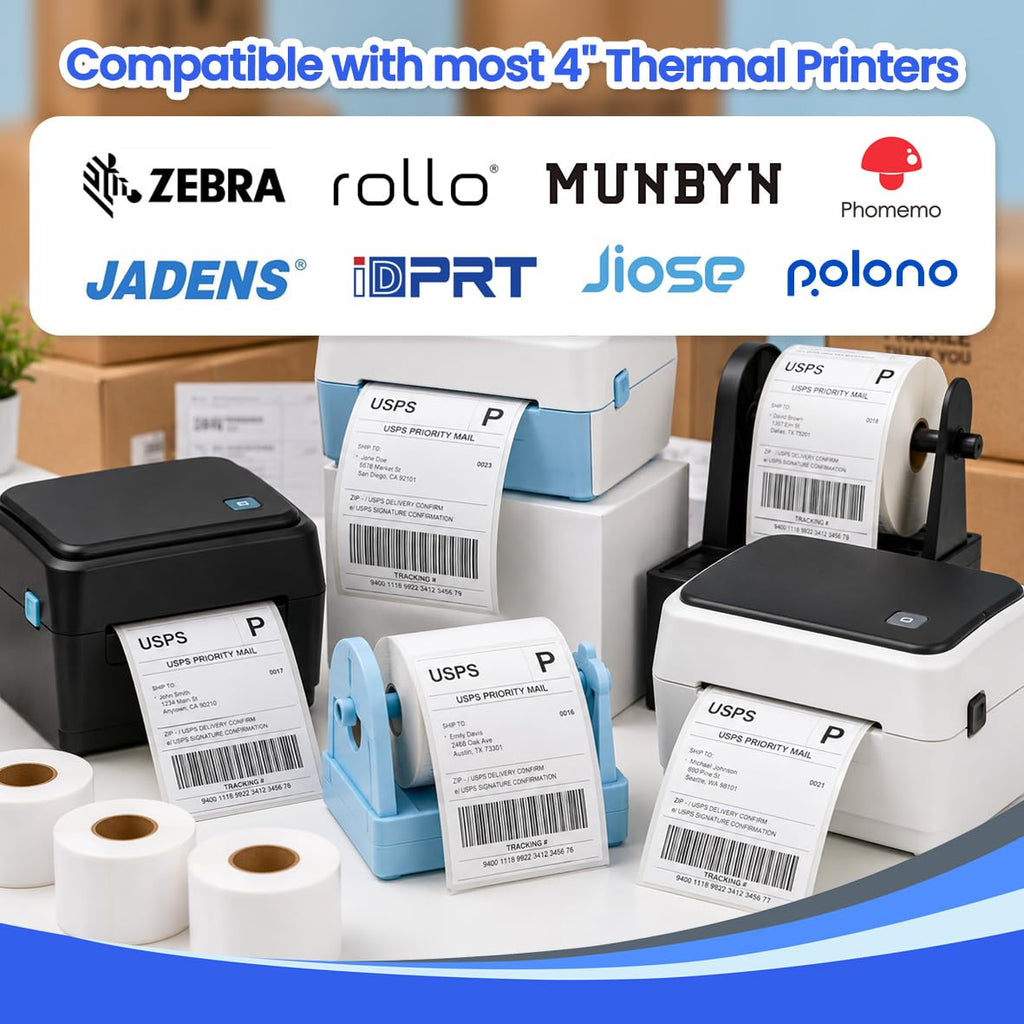 4x6 Thermal Shipping Labels Roll, 900 Labels W250717
