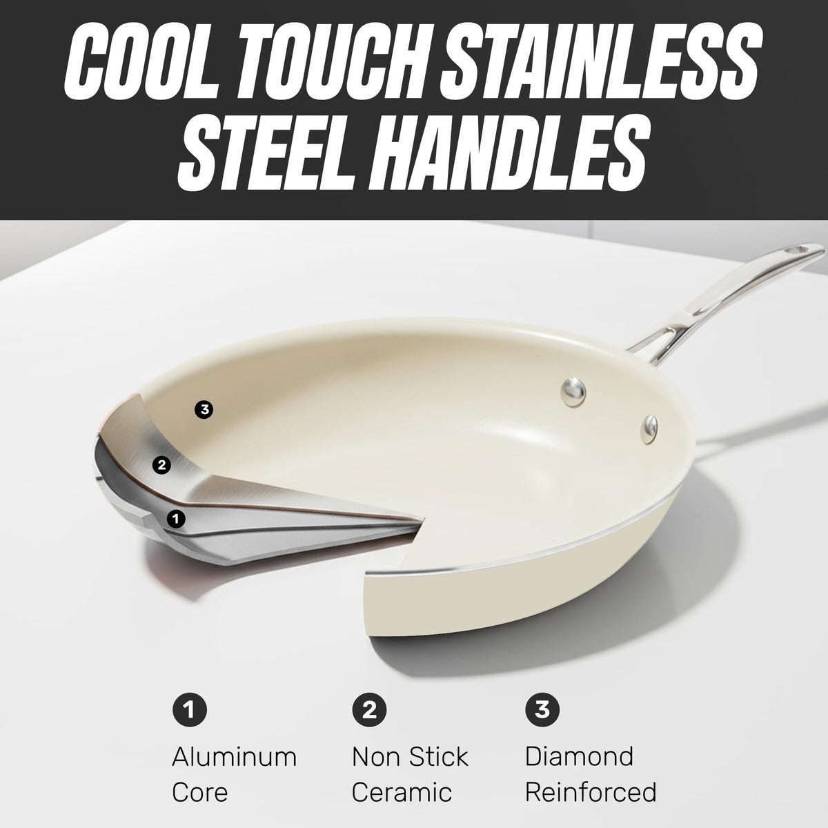 12 Pc Ceramic Cookware Set Z1497