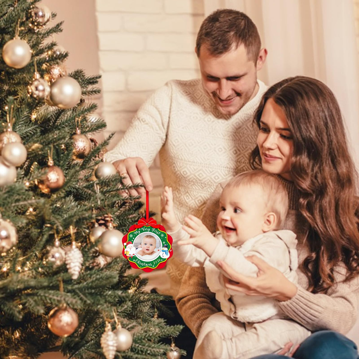 Baby First Christmas Ornament 2026 O3837