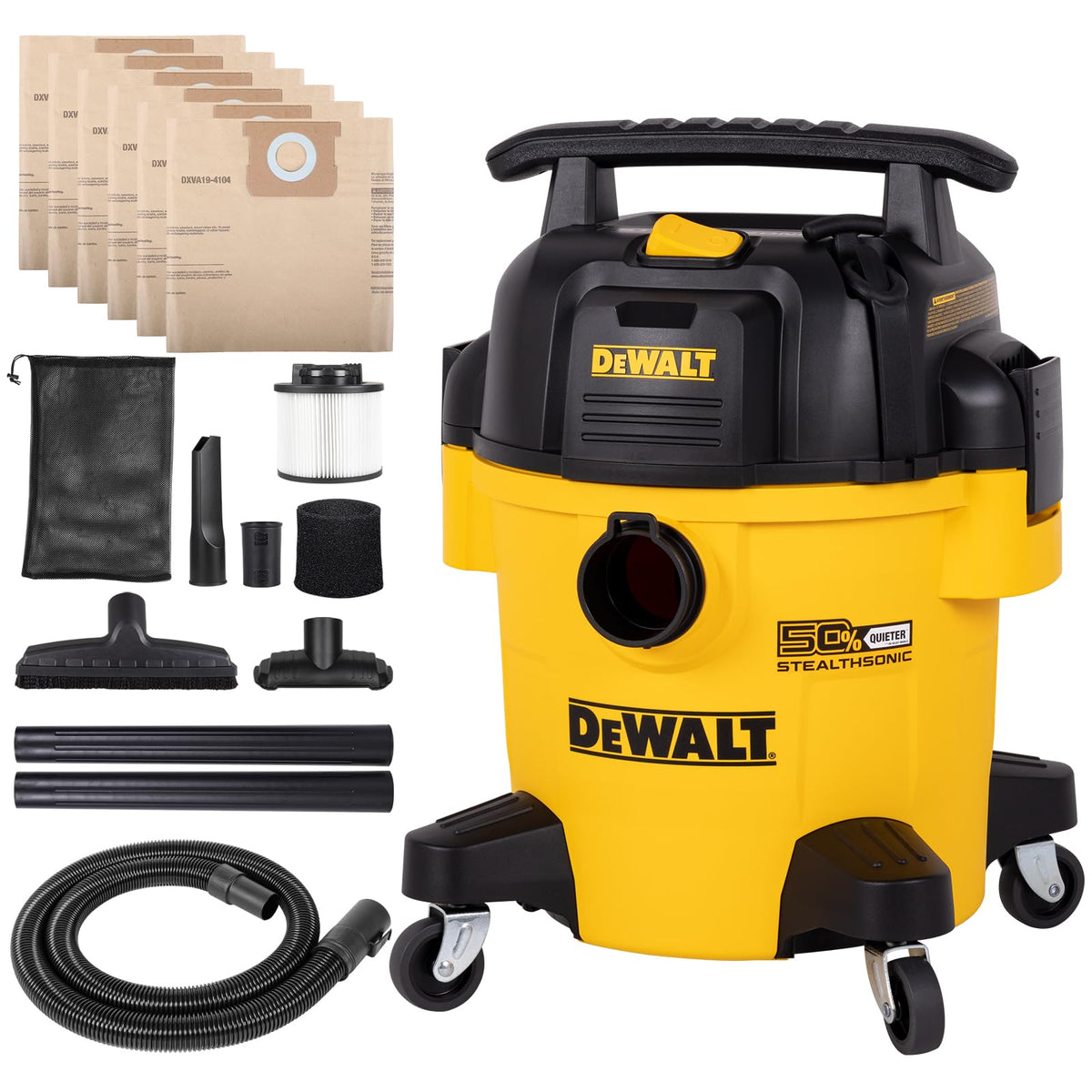 5 Gallon 4 Peak HP Wet and Dry Shop Vacuum J990