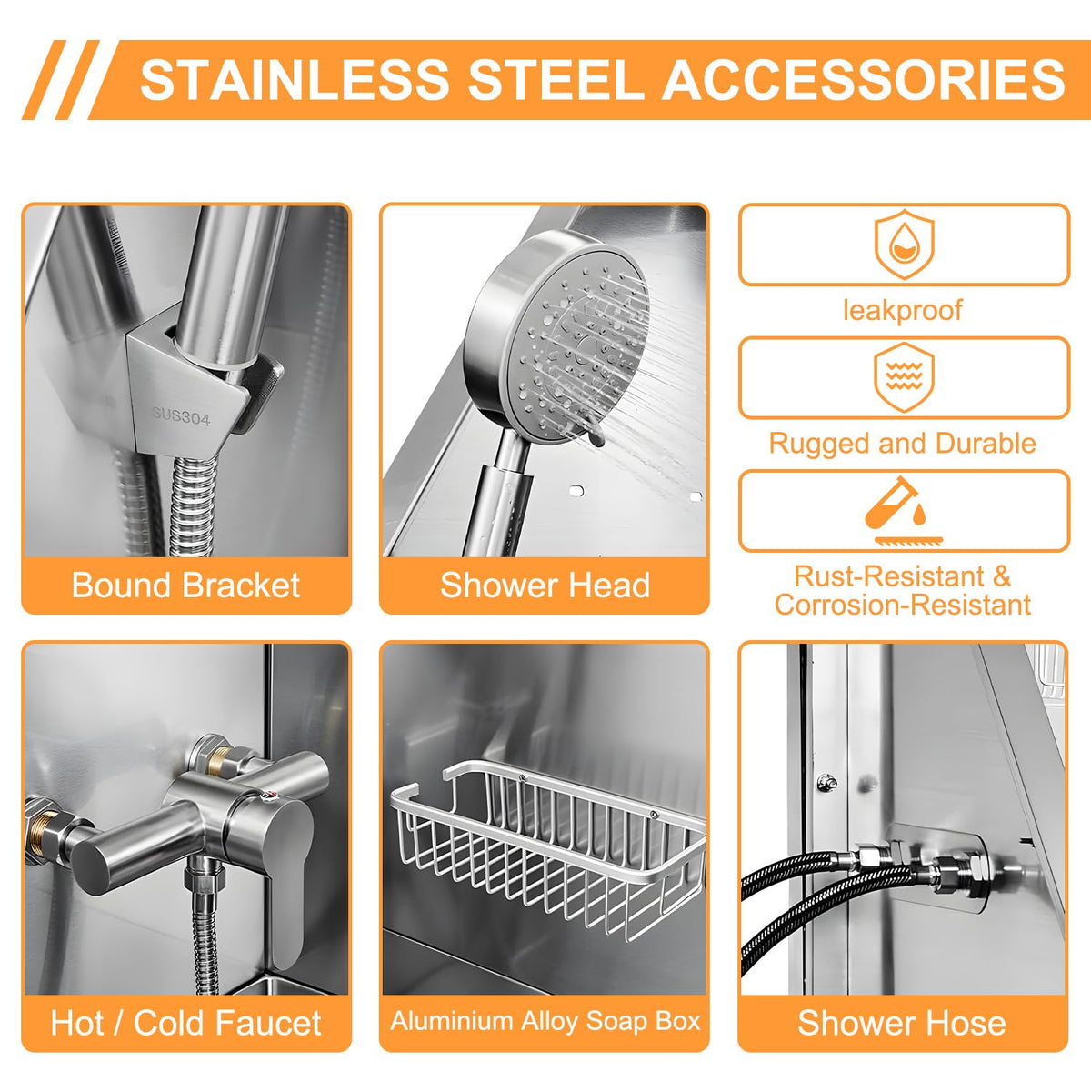 Stainless Steel Dog Grooming Tub with Stairs and Faucet Z894