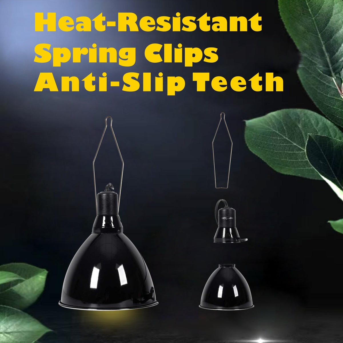 Reptile Heat Lamp Clips & Hangers Kit Stainless Steel C53149