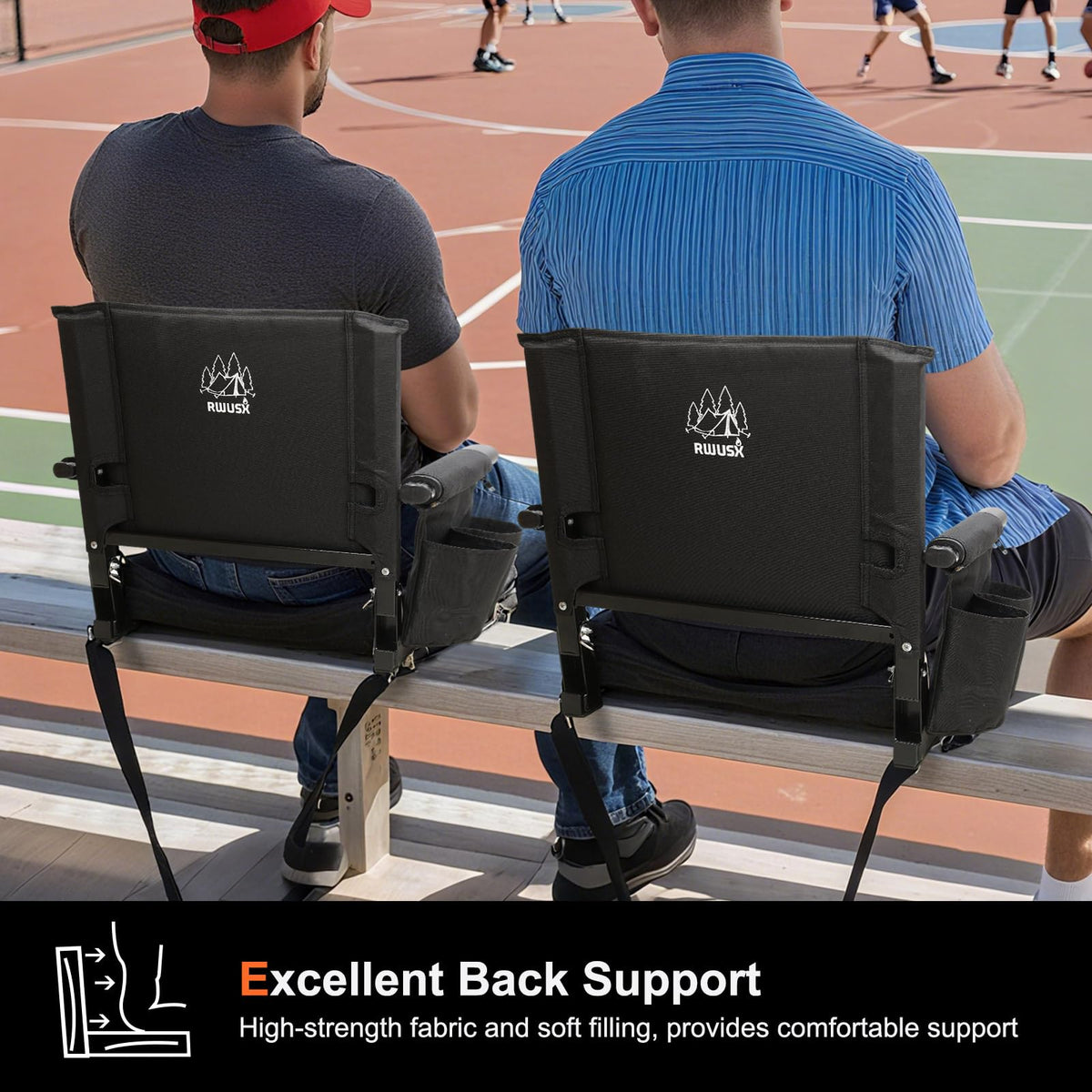 Padded Stadium Seats with Back Support Q9326