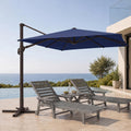 Large Square Cantilever Patio Umbrella with Aluminum Pole X886