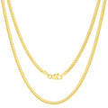14k Yellow Gold Cuban Link Chain Necklace T7280