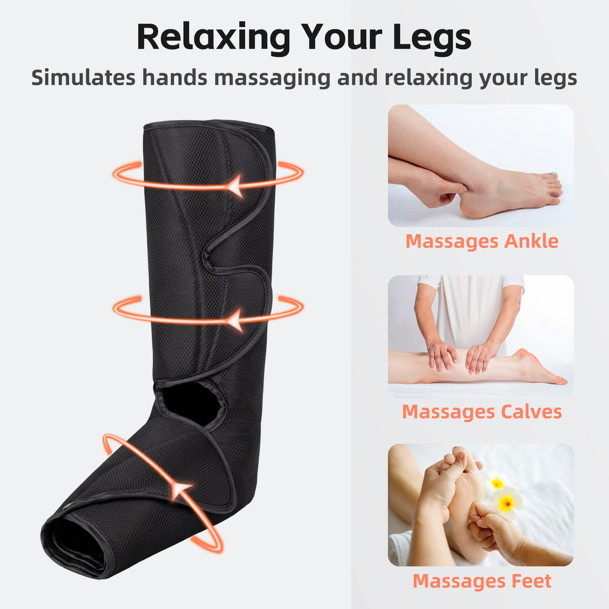 Air Compression Leg Massager with Heat I7544