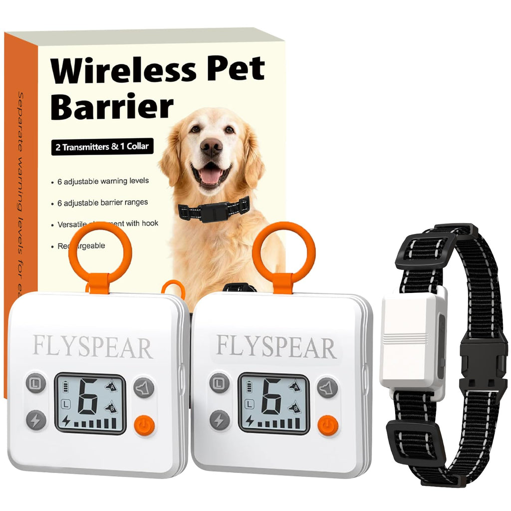 Wireless Pet Barrier with 2 Transmitters R483006
