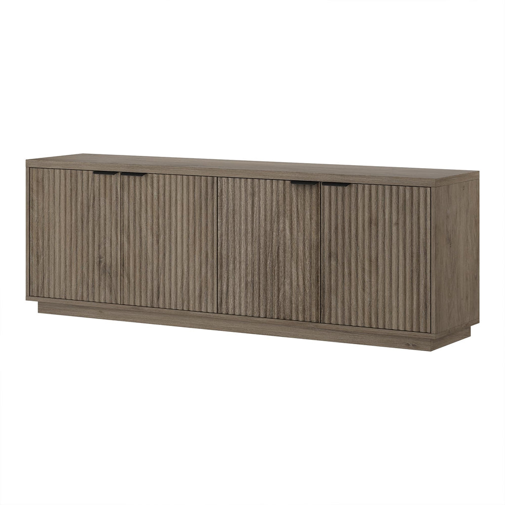 70" Weathered Gray TV Stand S2702