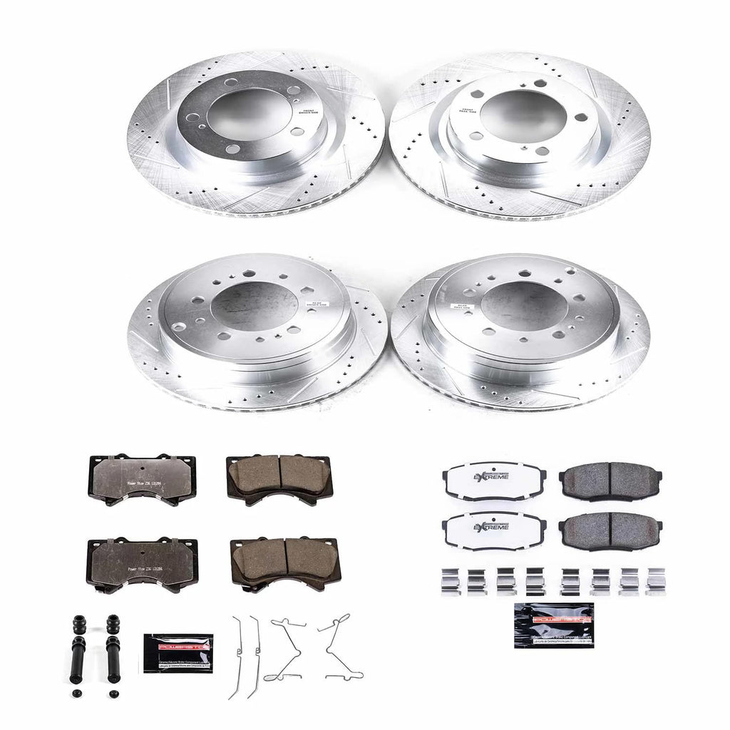 Front & Rear Brake Pad & Rotor Kit S218369