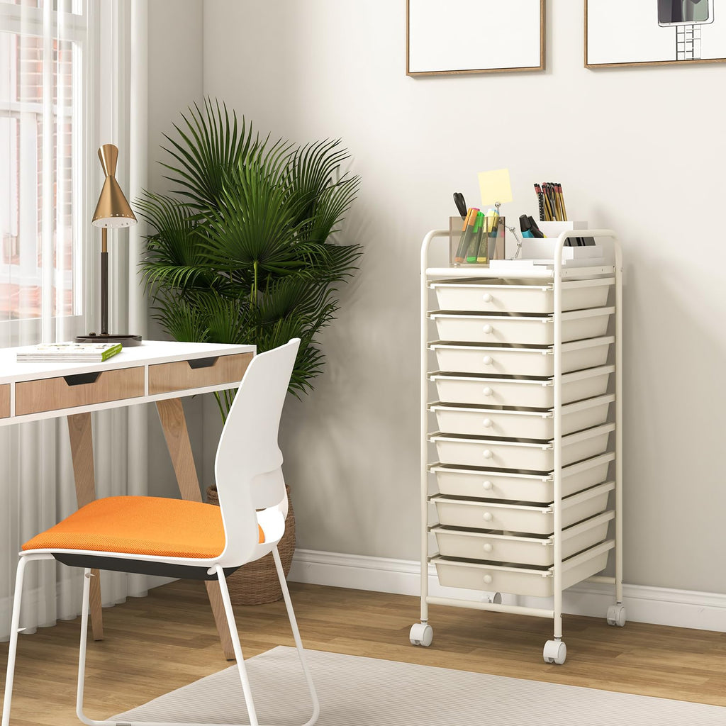 10 Drawer Storage Cart U190062