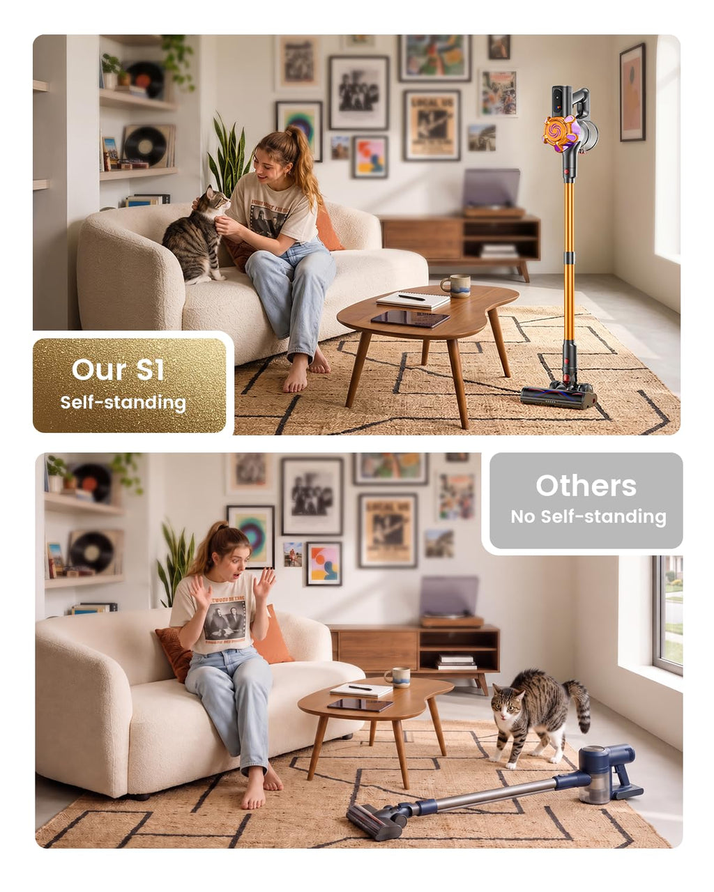 Cordless Stick Vacuum 580W 50Kpa E26433