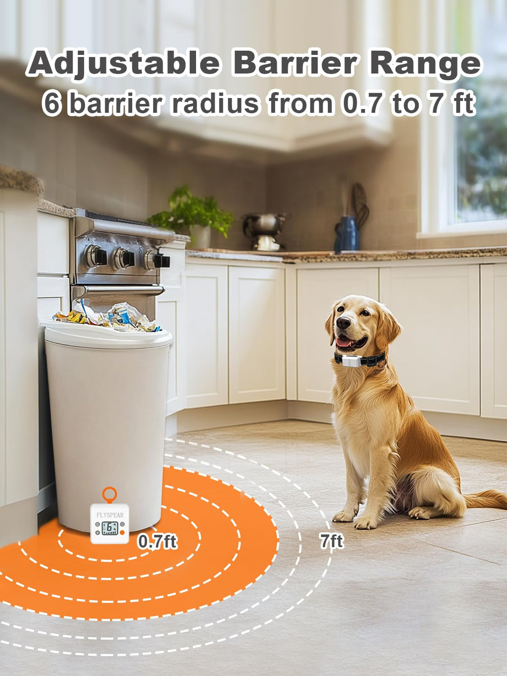 Wireless Pet Barrier with 2 Transmitters R483006