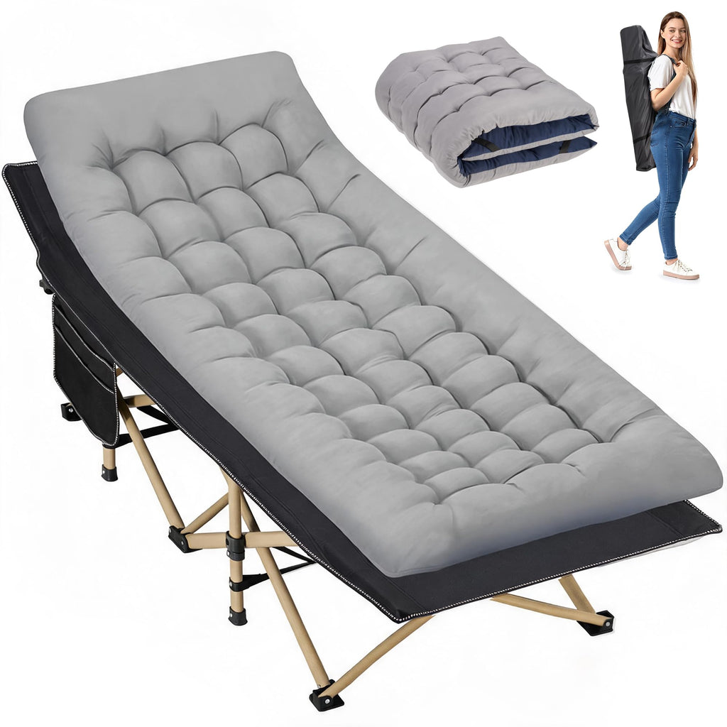 Folding Camping Cot with Mattress P974300