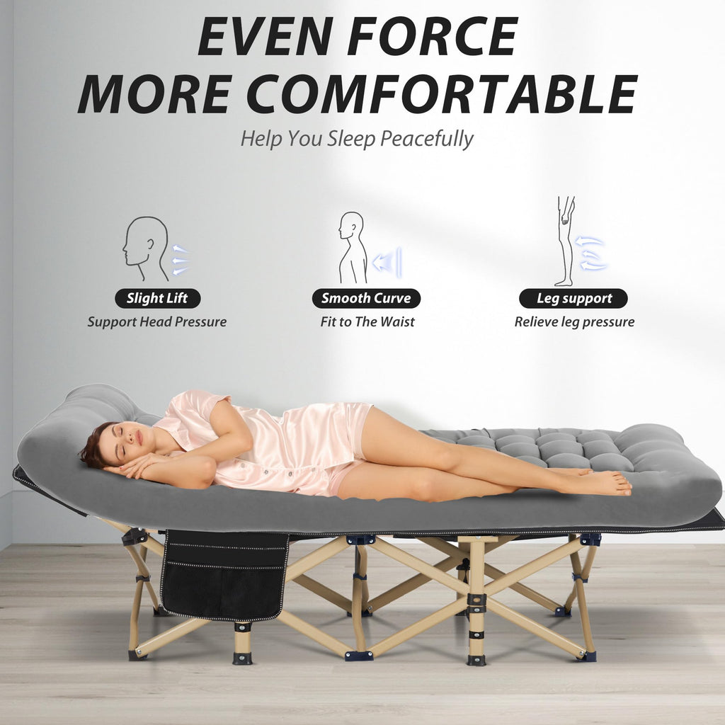 Folding Camping Cot with Mattress P974300