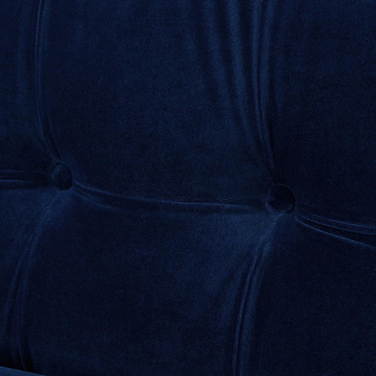 84" Navy Blue Velvet Tufted Sofa E41488