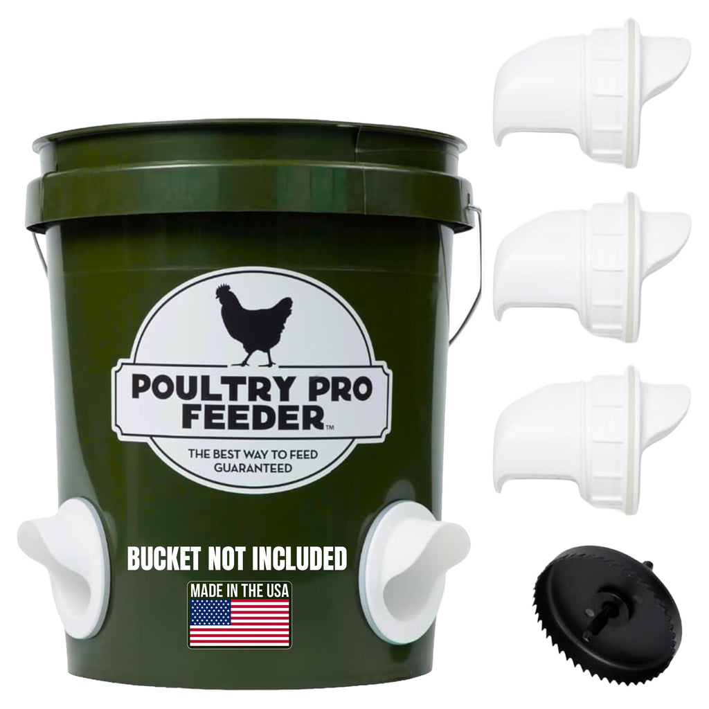 Chicken Feeder and Waterer Set with 3 Ports A682598