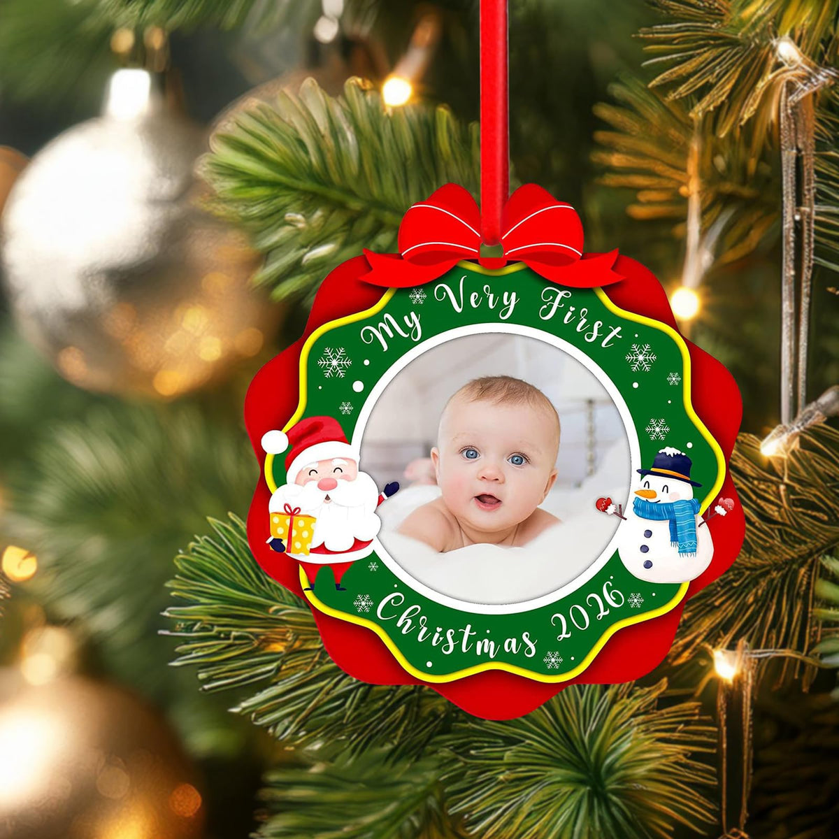 Baby First Christmas Ornament 2026 O3837