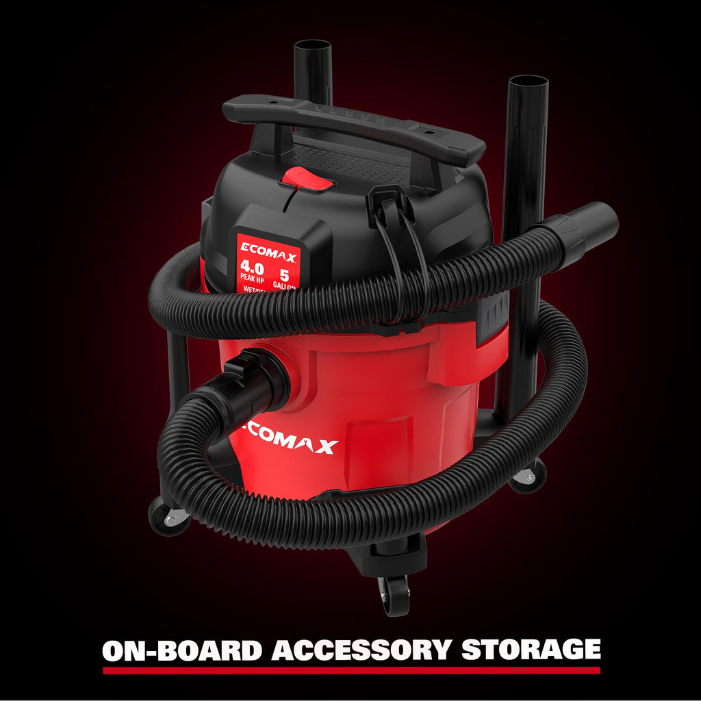 Ultra Quiet Wet and Dry 5 Gallon 4 HP Shop Vacuum P517